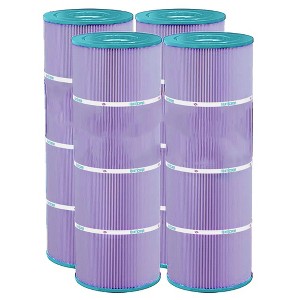 Hurricane 4 Pack HF7483-04P Platinum Purple Pool Filter Cartridge Replacement for PA81-4-M, Unicel C-7483, Filbur FC-1225, Hayward SwimClear C3030 - 1 of 4