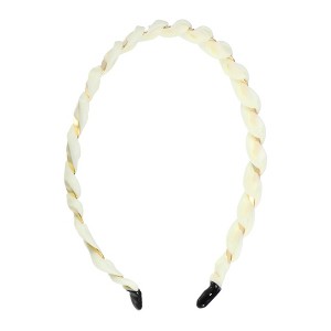 Unique Bargains Women's Fashion Elegant Mesh Fine Twist Headband 4.92" ID 1 Pc - 1 of 4