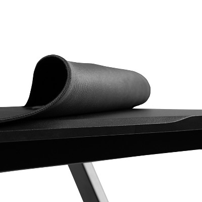 Red Ergonomic Gaming Desk and Reclining Chair Set with Footrest