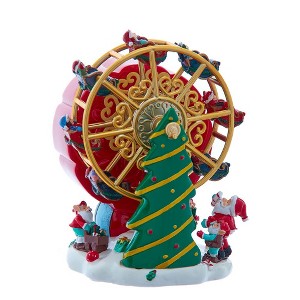Kurt Adler 5.5-Inch Wind-Up Musical Ferris Wheel Table Piece - 1 of 4