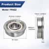 Unique Bargains Chrome Steel Multipurpose Use Flanged Ball Bearing 20 1/4" x 5/8" x 1/5" - 3 of 4
