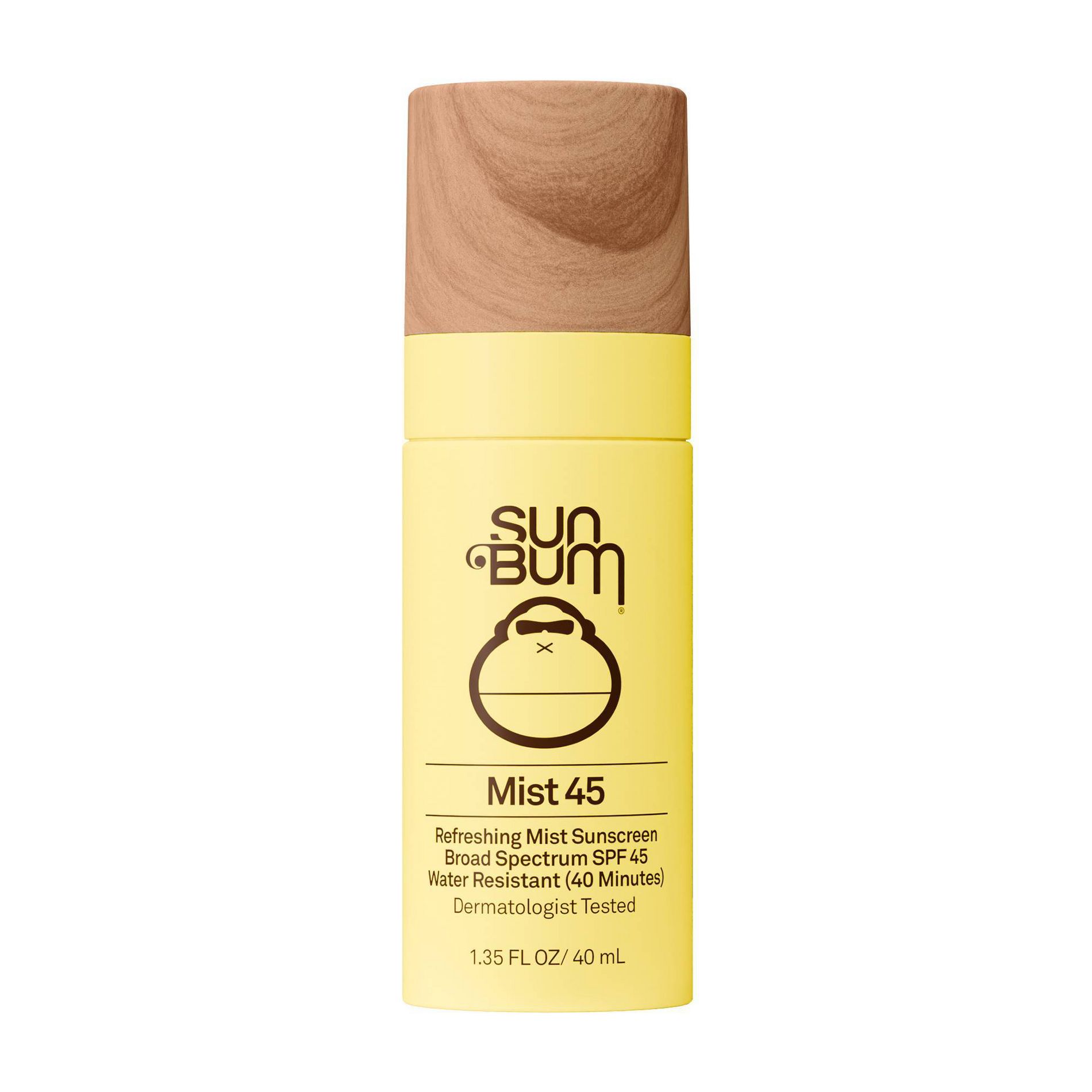 Sun Bum Face Mist - SPF 45 - 1.35 fl oz: Homosalate, Noncomedogenic, Paraben-Free, Vegan, Oxybenzone & Octinoxate-Free