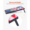 VEVOR Cornhole Set, 3x2 ft Corn Hole Game Boards, MDF Wood Portable Toss Board, Indoor and Outdoor Cornhole Play for Adults, Black - 4 of 4