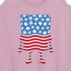 Women's - SpongeBob SquarePants - Silhouette Stars Stripes Graphic Racerback Tank - 2 of 4