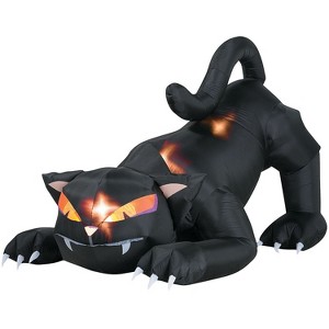 Halloween Express  6 ft Inflatable Halloween Cat with Turning Head - 1 of 1