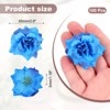 Unique Bargains Home Housewarming Decor DIY Craft Artificial Roses Head 100 Pcs - 2 of 4
