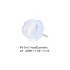 Unique Bargains Rubber Clear Hanging Ring Bathtub Kitchen Drain Stopper 3 Pcs - 4 of 4