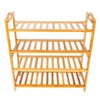 KTMBDW Stackable Shoe Rack, 4 Tier Bamboo Shoes Rack Storage Shelf, Holds up to 16 Pairs Shoes for Living room, Entryway, Small Spaces - 4 of 4