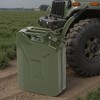 NAYSAYE 5L/10L/20L Gas Can Standard Cold-rolled Plate Petrol Diesel Can with Oil Pipe and Three Handles for Car Fuel Storage and Outdoor Use - 2 of 4
