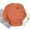 Simply Sage Market Embroidered Fall Vibes Retro Garment Dyed Long Sleeve - 2 of 4