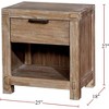 NicBex Nightstand with 1 Drawer,Bedside Table with Solid Wood Frame and Wood Legs,Modern Side Table for Bedroom,Living Room - 3 of 4