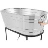 BirdRock Home 35G Stainless Steel Beverage Tub with Stand - Oval - 4 of 4