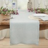 Saro Lifestyle Stonewashed Overlock Edge Table Runner - 4 of 4