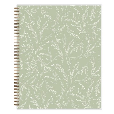 BlueSky 2025 Green Earth Sustainability Weekly/Monthly Planner 11.14"x10.51" Wirebound Reagan Sage