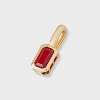 14K Gold Dipped Rectangle Birthstone Charm - A New Day™ - 2 of 2