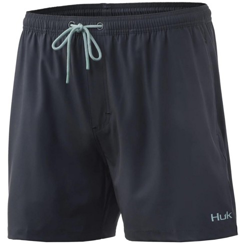 Huk Men s Pursuit Volley Bathing Suit Swim Shorts Volcanic Ash M Target