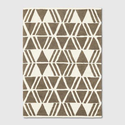 Microplush Geo Knitted Area Rug - Threshold™