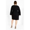 Women's Plus Size Malani Dress - black | CITY CHIC - 2 of 4