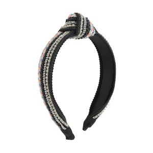 Unique Bargains Women's Rhinestone Sequins Headband 1 Pc - 1 of 4