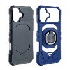 Reiko Kickstand Ring Holder TPU Shockproof Case for iPhone 16 PLUS - 2 of 4