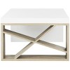Carlton Coffee Table - White/Light Oak - Safavieh - 4 of 4