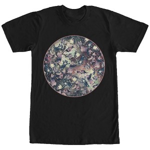 Men's Lost Gods Space Cat Circle T-Shirt - 1 of 4