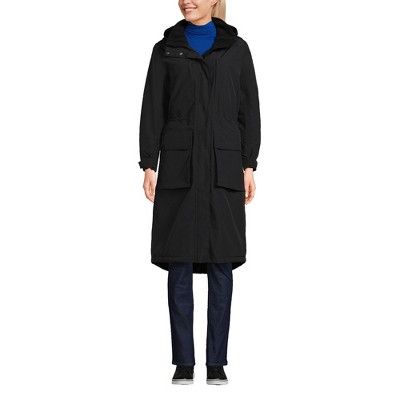 Lands' End Women's Squall Waterproof Insulated Winter Stadium Maxi Coat ...