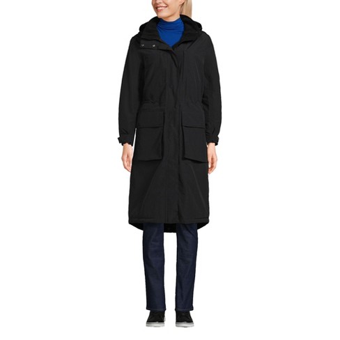 Lands End Women s Squall Waterproof Insulated Winter Stadium Maxi Coat X Large Black Target