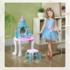 Acoinel Vanity Set with Mirror Hair Dryer and Stool for Kids - 4 of 4