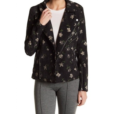 Women's Floral Moto Corduroy Jacket - Romeo & Juliet Couture