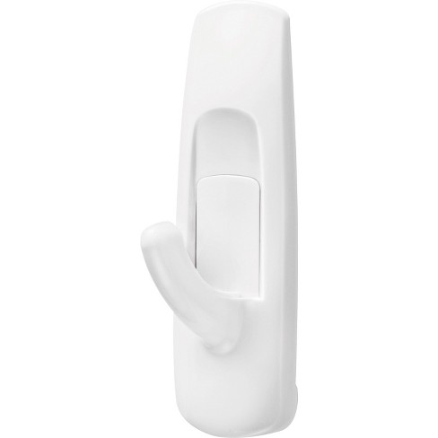 White Heavy Duty 3M Adhesive Wall Hook Under Cabinet Command Hooks