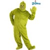 HalloweenCostumes.com Adult Dr. Seuss Grinch Plus Open Face Costume - 3 of 4