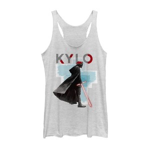 Women's Star Wars: The Rise of Skywalker Sinister Kylo Racerback Tank Top - 1 of 3
