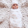 Bellabu Bear Baby Rainbows Bamboo Swaddle & Beanie Set - 3 of 4