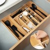 Talented Kitchen Bamboo Expandable Drawer Organizer with Removable Dividers, 17 x 13 x 2 Inches, Expands from 13 to 22 Inches - 3 of 4