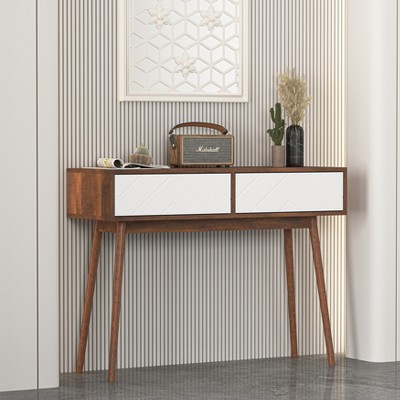 KTMBDW Entryway Table Modern Wood Narrow Console Table with Storage Hallway Table Sofa Tables for Front Door Corridor