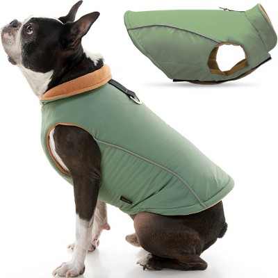Gooby Sports Vest Dog Jacket Green, Medium