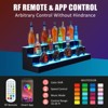 COZONY LED Liquor Display Shelf, Remote App Control 16 Color Music Sync Lighted Bar Shelves - 2 of 4