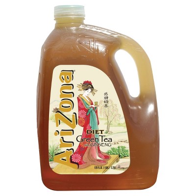 AriZona Diet Green Tea with Ginseng - 128 fl oz Jug