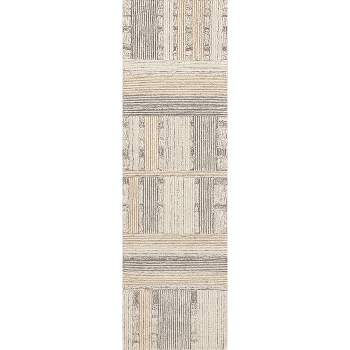 Arvin Olano x RugsUSA - Deco Striped Tile Wool Area Rug