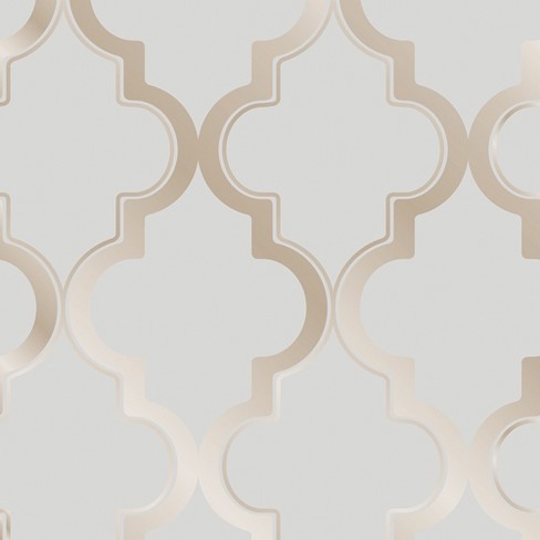 Tempaper Marrakesh Self Adhesive Removable Wallpaper Bronze/gray : Target