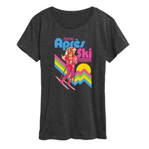 Women's - Barbie - Retro Apres Ski-Women's Short Sleeve Graphic T-Shirt Short Sleeve Graphic T-Shirt - 1 of 4