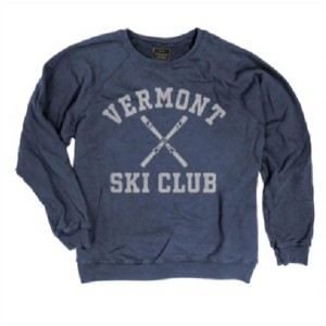 Women's Vermont Ski Club Sweatshirt - The Original RETRO BRAND - 1 of 1