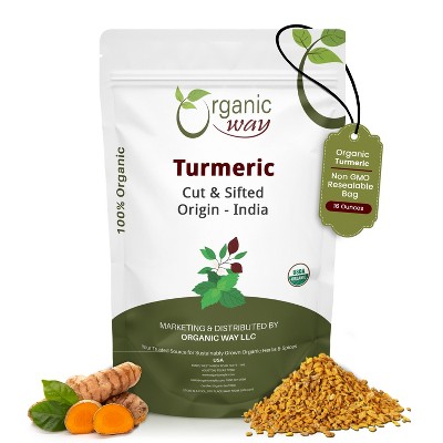 Organic Turmeric Cut & Sifted 1 Lbs