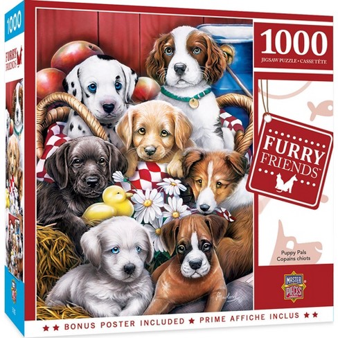 MasterPieces 1000 Piece Jigsaw Puzzle - Puppy Pals - 19.25x26.75