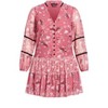 Women's Plus Size Laura Dress - pink | CITY CHIC - 4 of 4