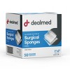 Dealmed 2" x 2" Sterile Gauze Sponges, 8-Ply Woven Gauze Pads for Wound Care, 2/Pouch, 50 Pouches/Box - 4 of 4