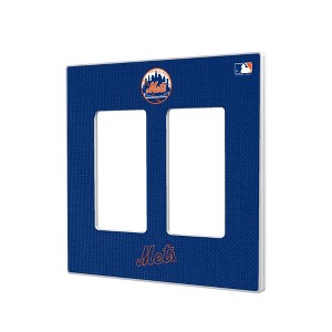 MLB National League Teams Solid Hidden-Screw Light Switch Plate for Double Rocker - 1 of 4