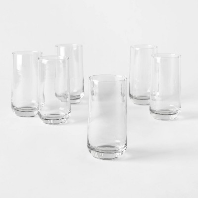 16oz 6pk Glass Shoreham Highball Glasses - Threshold™