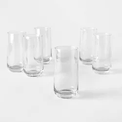 16oz 6pk Glass Shoreham Highball Glasses - Threshold™